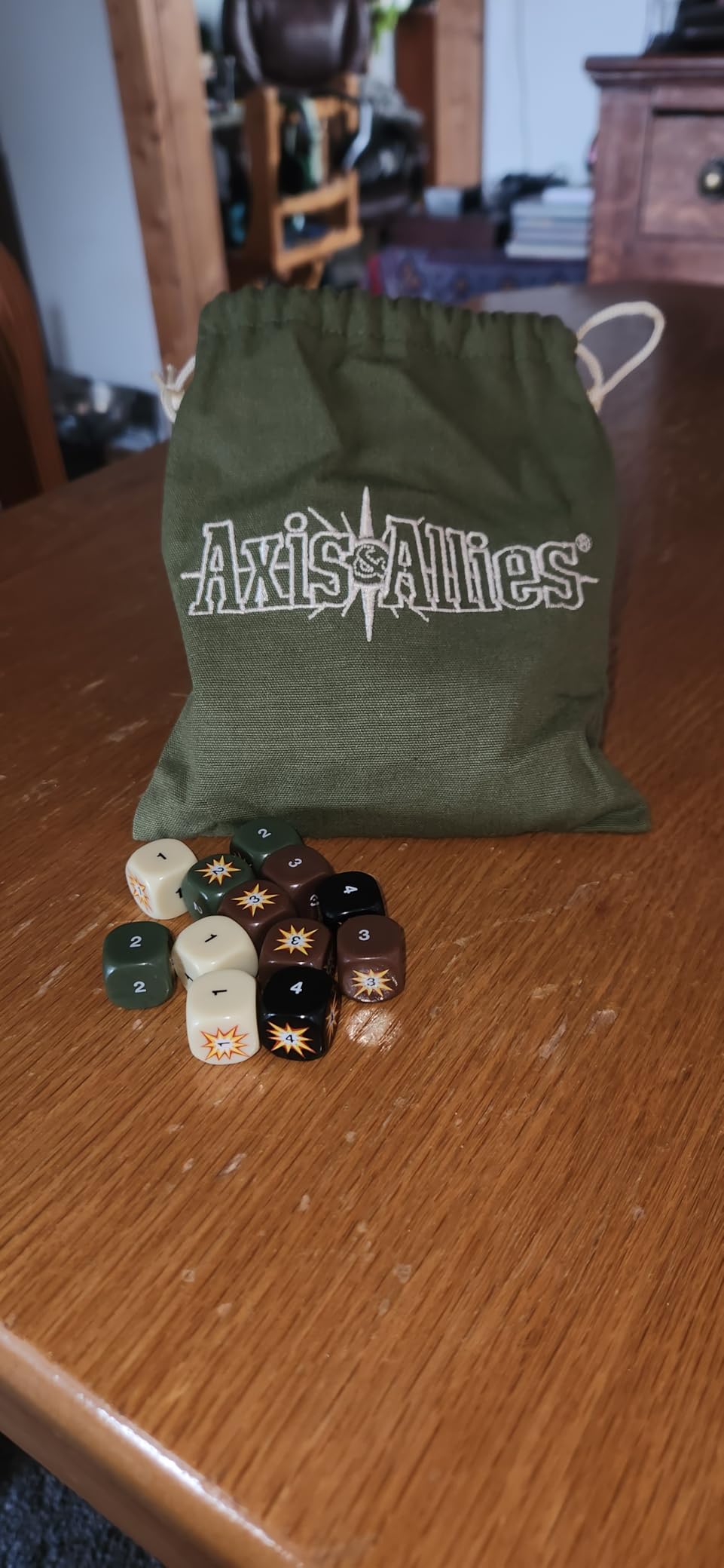 Renegade Game Studios Axis & Allies: Hit Dice - 72 Premium Dice with Military Duffel Bag Strategy Game Upgrade customer photo 1