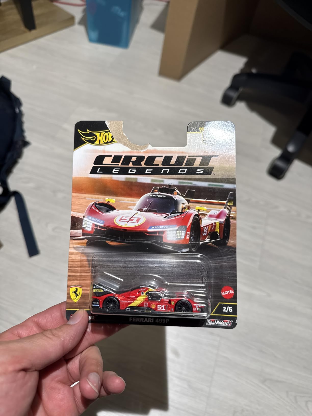 Hot Wheels Premium Car Culture 1:64 Scale Die-Cast Ferrari 499P Collectible Vehicle with Real Riders Tires & Metal/Metal Body & Chassis customer photo 1
