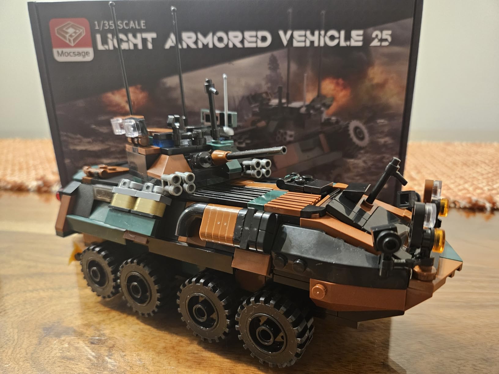LAV-25 Infantry Fighting Vehicle Building Blocks and Construction Toy, Collectible Military-Themed Model (476PCS) customer photo 1