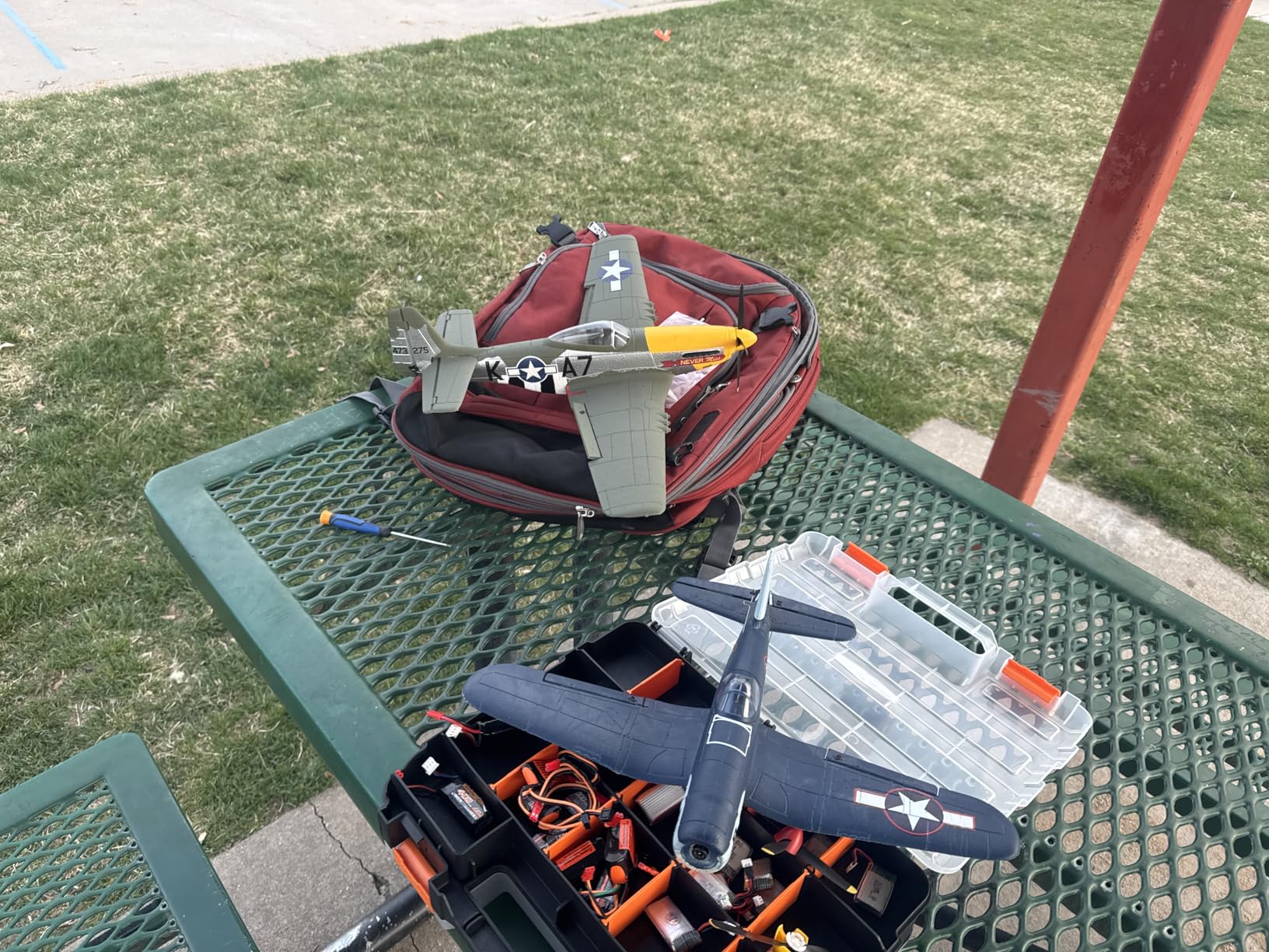 P51 Mustang RC Plane Brushless 4 Channel - VOLANTEXR 500mm RC Planes with XPilot Stabilizer & 3D Aerobatic, RC Airplanes for Adults 2 Batteries customer photo 2
