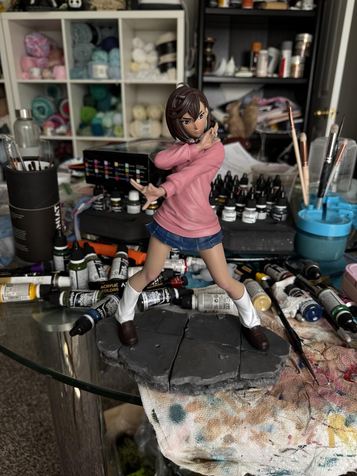 Vallejo - Basic Case | Model Color Range | Modeling Acrylic Paints | 80 Bottles x 18 ml (0.60 fl.oz.) customer photo 2