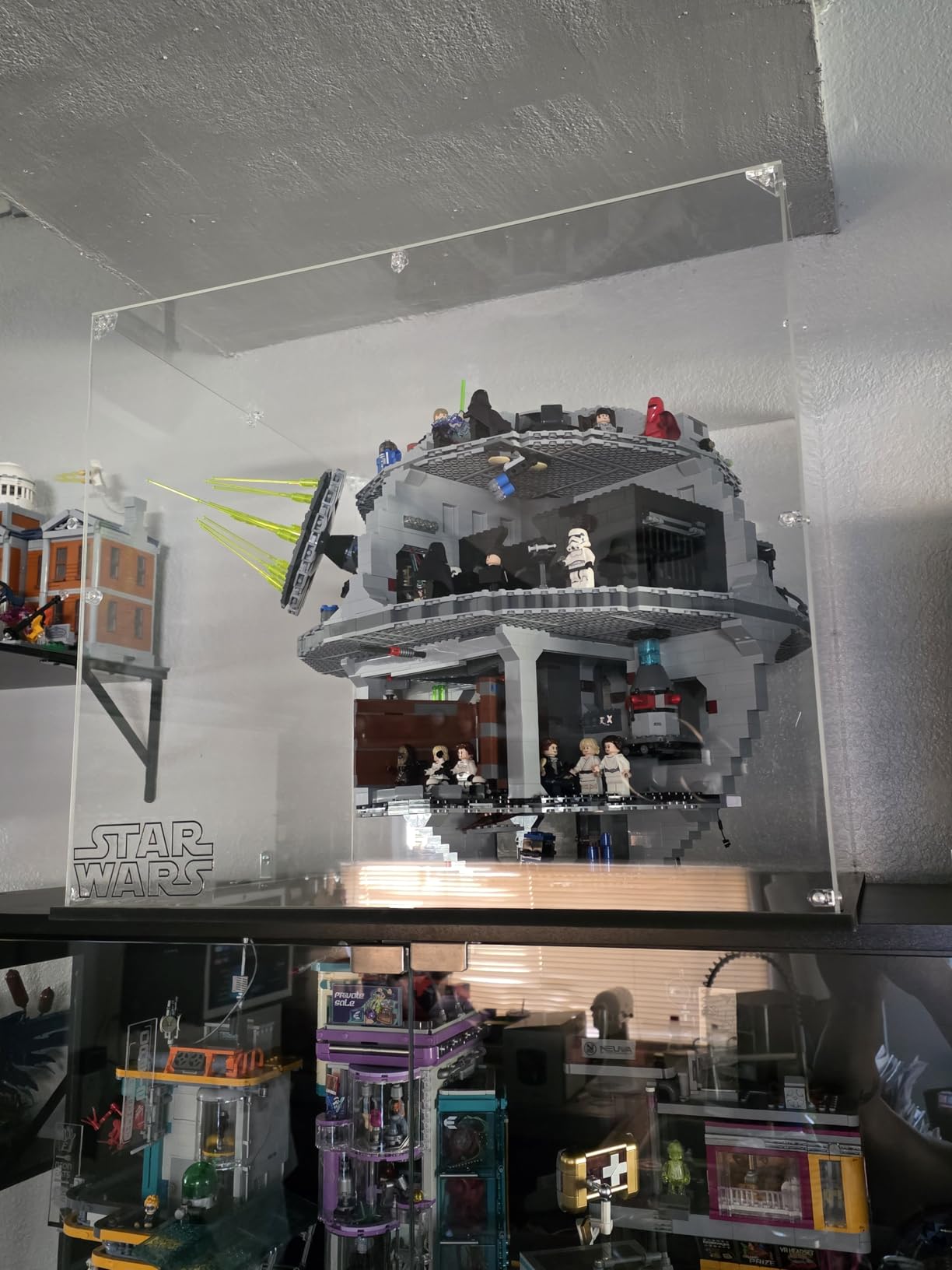 Acrylic Display Case Compatible for LEGO UCS Starfighters, Dustproof Display Case (Case Only) (Lego Sets are NOT Included) (for TIE Interceptor #75382) customer photo 1