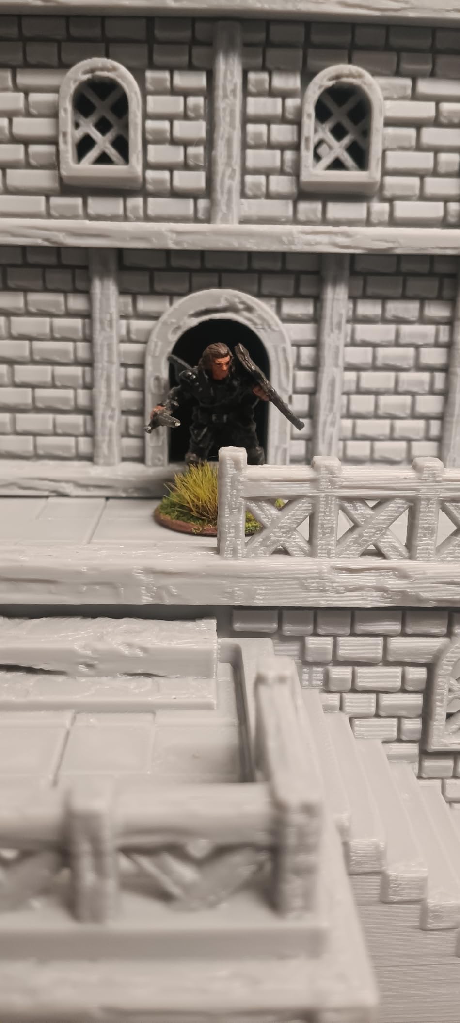 Paintable Tabletop Miniature Building Terrains Compatible with D&D and Alike RPG War Games - 18mm/28mm Scale Scenery with Medieval Gothic Architecture Style (18mm Scale) customer photo 2