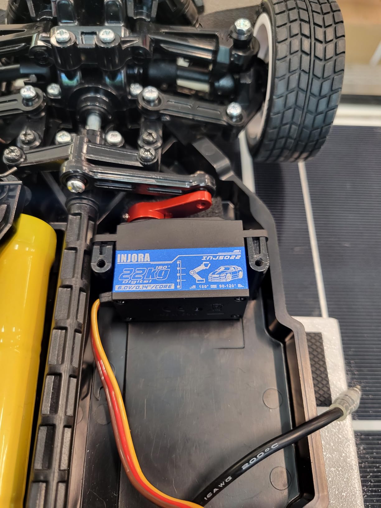 INJORA INJS022 22KG Low Profile Digital Servo and 25T Servo Horn for 1/10 RC Car Robot Model Upgrade customer photo 1