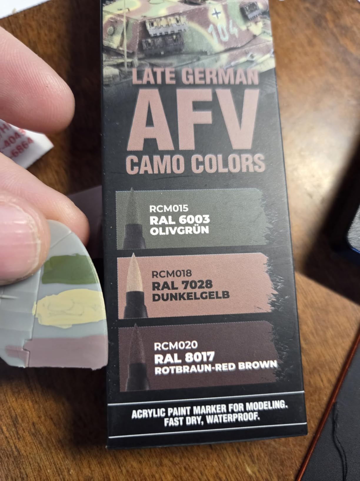 AK Interactive Real Colors Markers Late German AFV Camo Colors - Set 3 customer photo 2