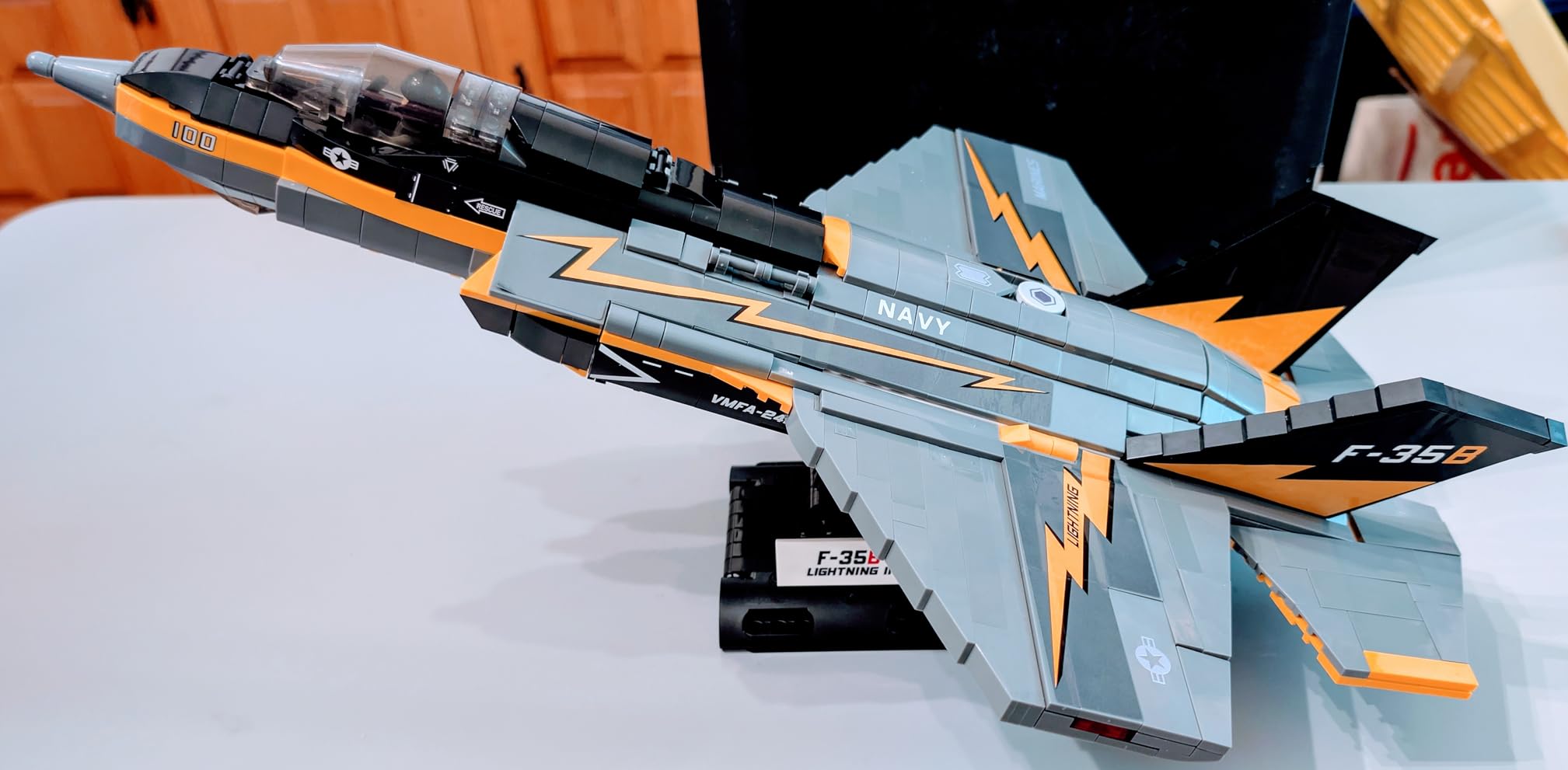 F-35b Fighter Jet Building Block Sets, Military Airplane Building Blocks for Adults (1268 Pcs) customer photo 2