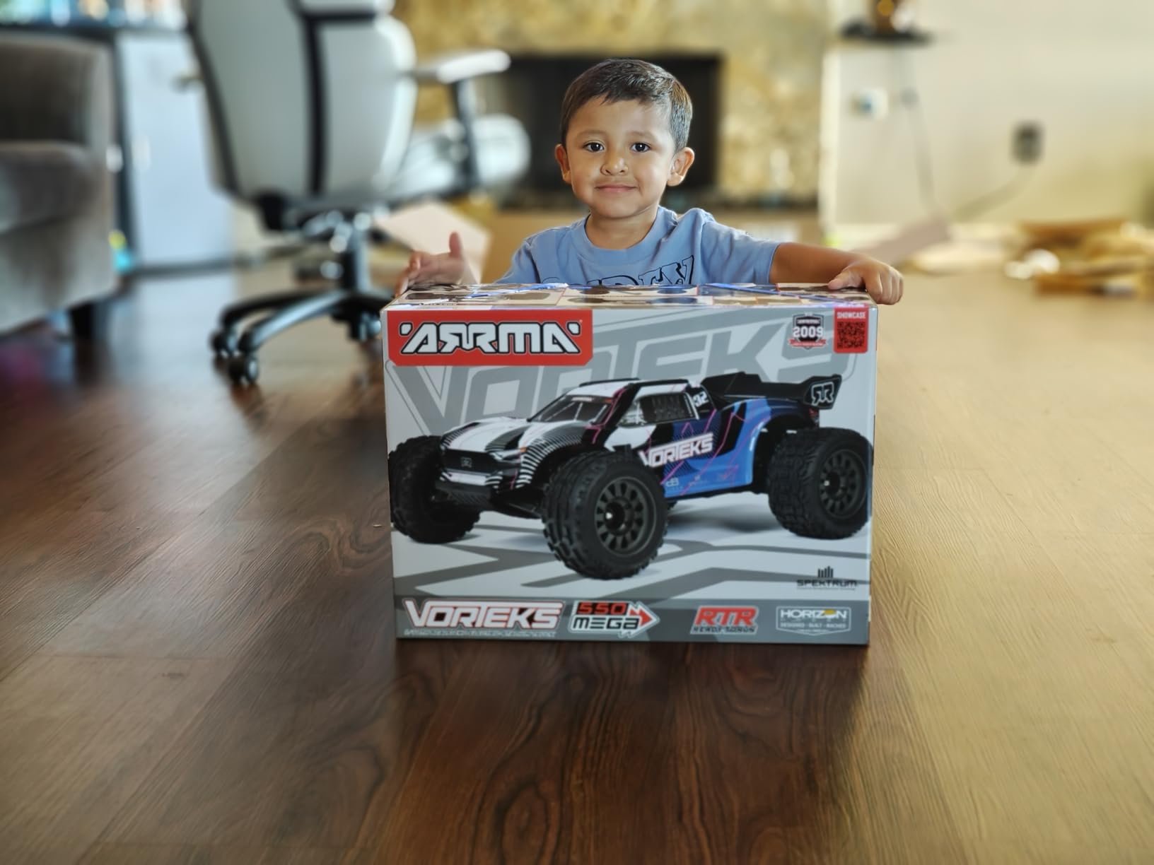 ARRMA RC Truck 1/10 VORTEKS 2wd Stadium Truck RTR, Blue customer photo 1