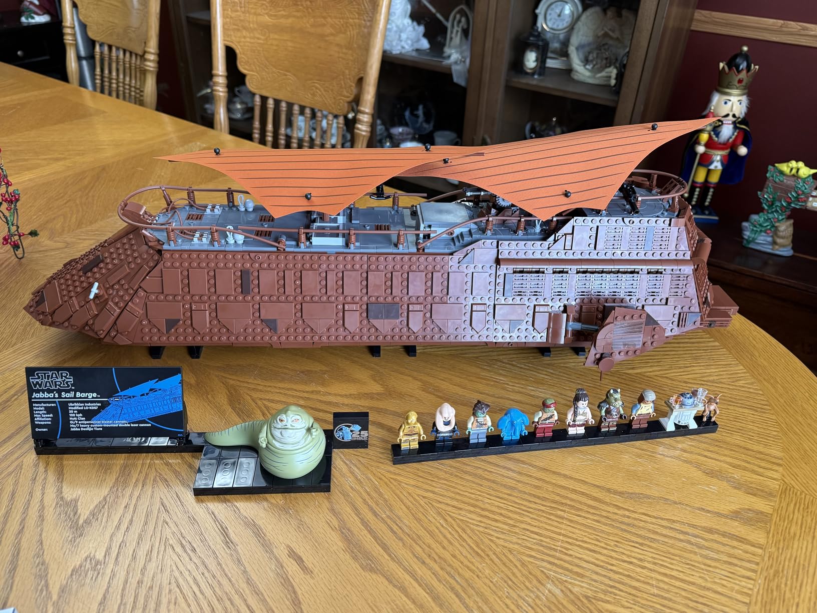 Star Wars Jabba's Sail Barge Building Sets for Adults - Star Wars Ship Collectibles Set for Fans - Building Kit with 450 Pieces, 11 Minifigures - Gifts for Men & Women - 75397 customer photo 2