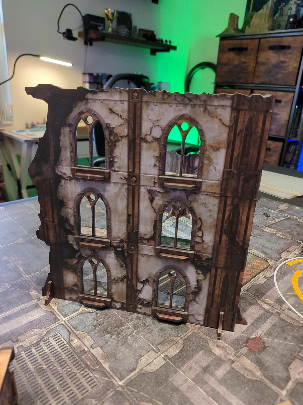 14PCS Terrain Set for WH40K WTC Tournament and 28mm/32mm Miniatures, 40K Terrain Battlezone Creation Kit, Ashfall Citadel customer photo 2