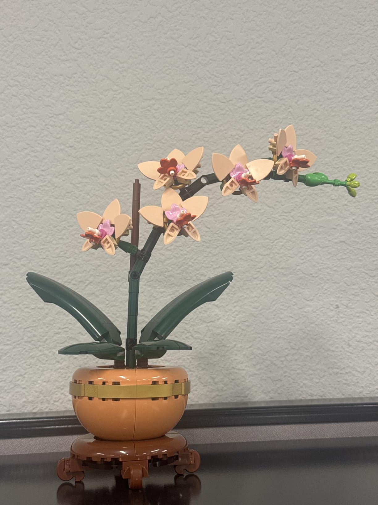 LEGO Botanicals Mini Orchid Building Set - Artificial, Fake Orchid for Home Decor, Adults Ages 18+ - Gift for Mothers Day - Indoor Plant Decorations for Table, Desk, Office - 10343 customer photo 1