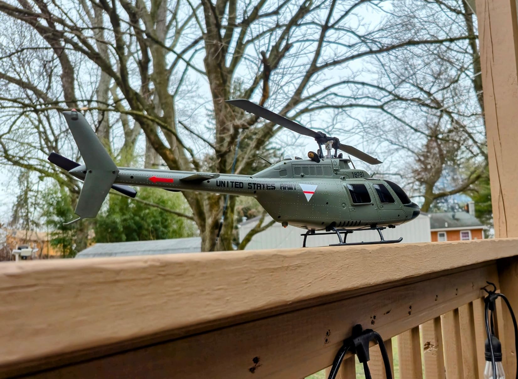 Ultra-high Simulated RC Helicopter - 27:1 Scale Model Collectable Remote Control Helicopter with Auto-Hover for Adults, Beginners, Bell OH-58 customer photo 2