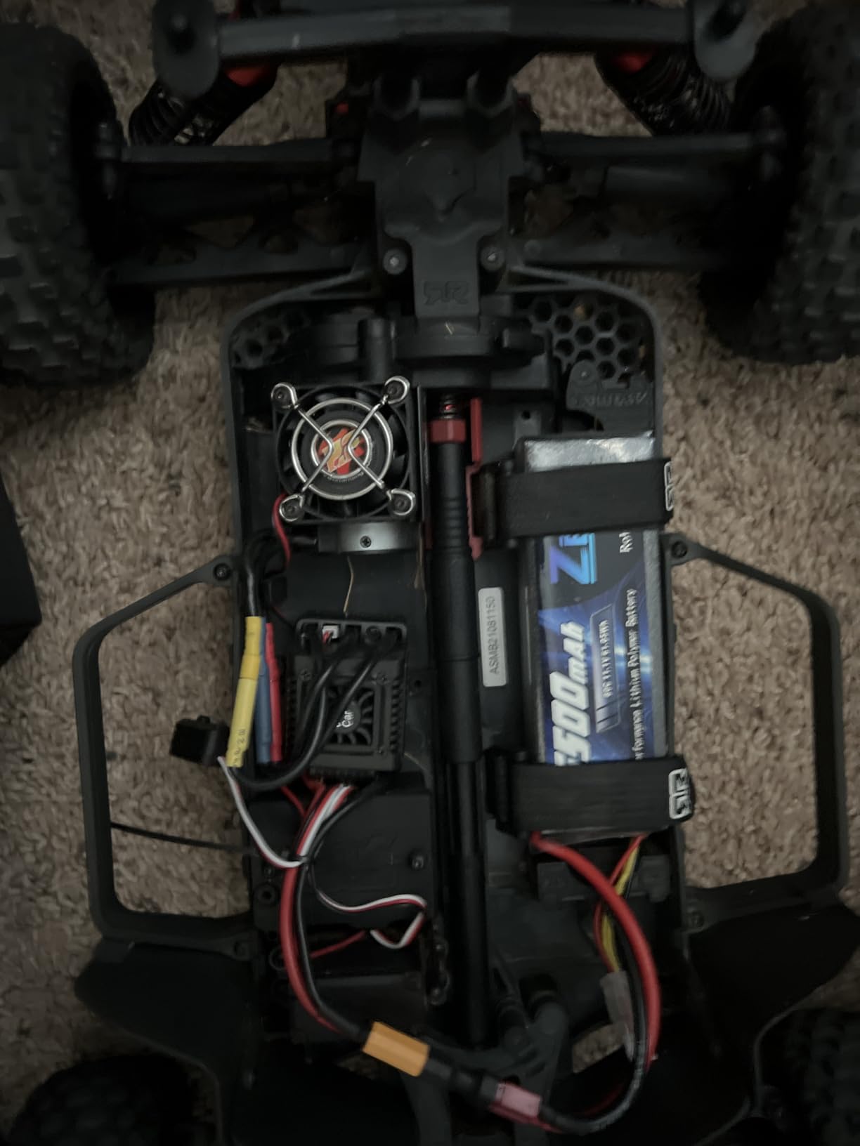 Waterproof S3650 4300KV Brushless Motor 3.175mm Shaft with 60A Brushless ESC Electric Speed Controller Combo Set with Heatsink and Programming Card for 1/10 Remote Control Car Truck, Black customer photo 1
