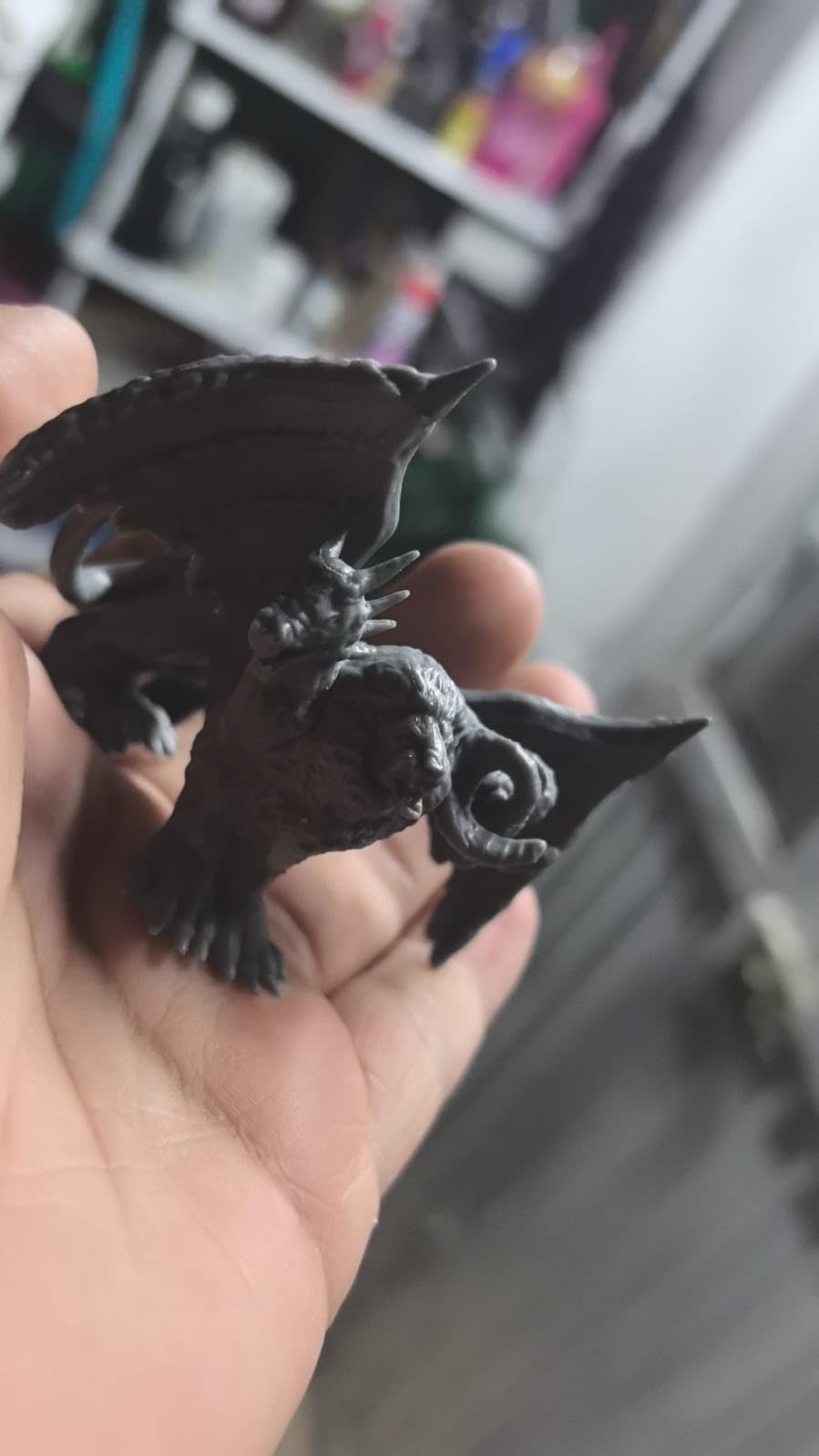Underdusk Monsters, Mimics & Mysteries: 34pc DND Miniatures Set - Unpainted 28mm D&D Figures - 1 Chimera Boss, 16 Monsters, 10 Transforming Mimics, 7 Dungeon Terrain Pieces - Digital Stats Included customer photo 2