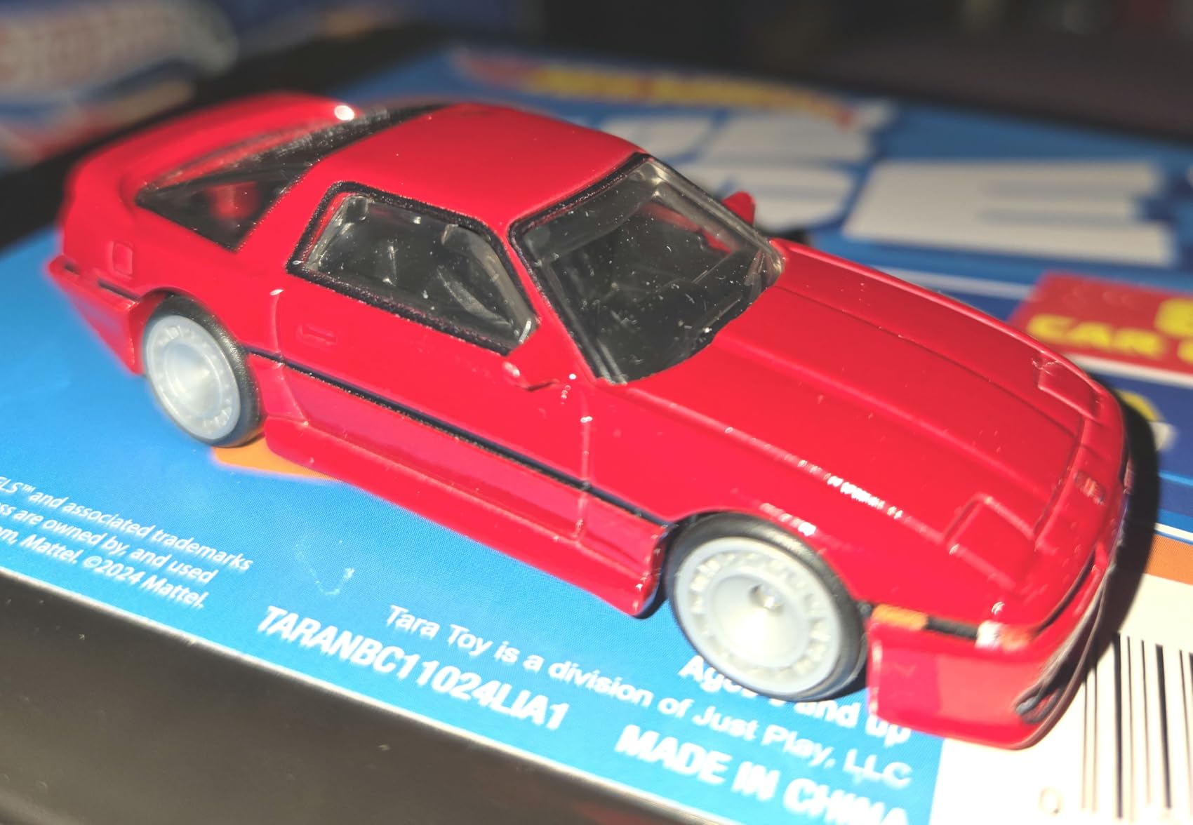 Premium Car Culture Collectible Toy Car, 1:64 Scale Die-Cast Toyota Supra A70, Ronin Run 2 Vehicle with Real Riders Tires customer photo 1