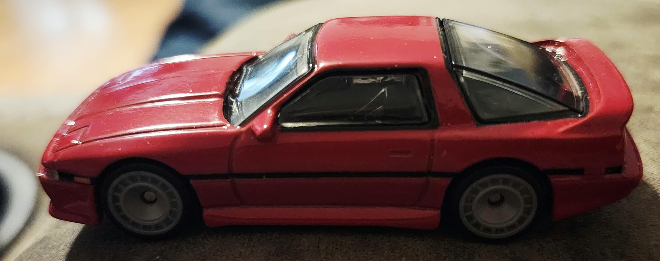 Premium Car Culture Collectible Toy Car, 1:64 Scale Die-Cast Toyota Supra A70, Ronin Run 2 Vehicle with Real Riders Tires customer photo 2
