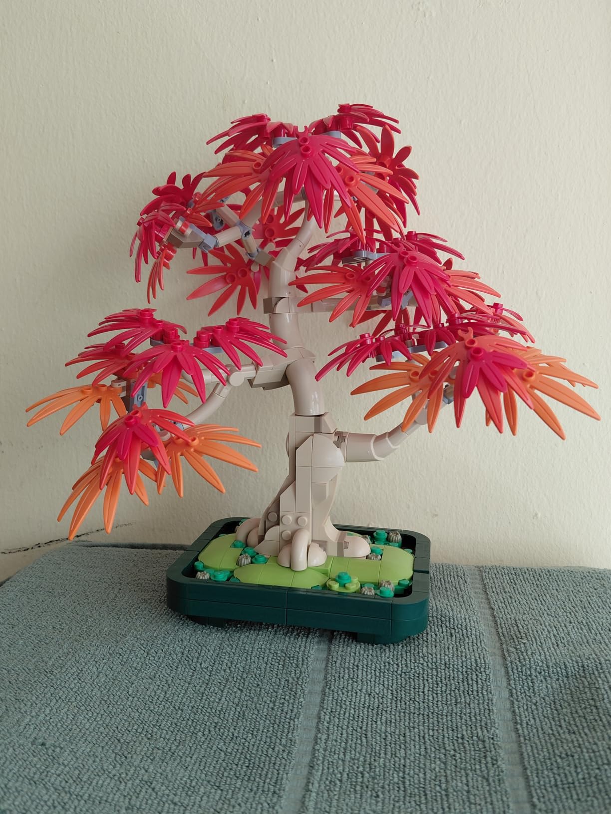 LEGO Botanicals Japanese Red Maple Bonsai Tree Building Kit for Adults 18+ - Unique Home Decor DIY for Room or Office - Housewarming Gift Idea for New Home - Plant Decor for Desk or Bookshelf- 10348 customer photo 1