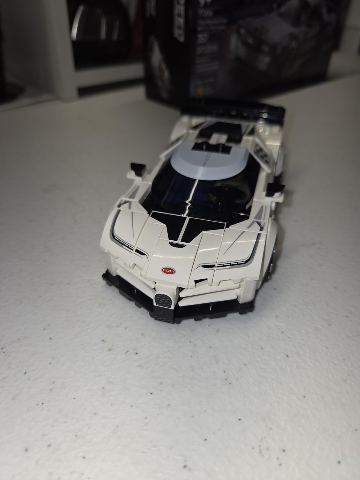 LEGO Speed Champions Bugatti Centodieci Hyper Sports Car Toy - Model Kit & Pretend Play Toy for Boys & Girls, Ages 9+ - Italian Model Car Kit for Racing Fans - Gift Idea for Birthdays - 77240 customer photo 1