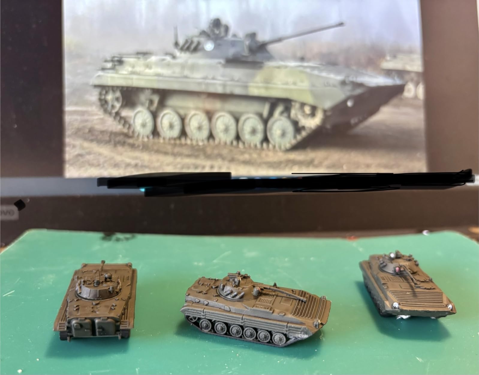 5PCS 1/144 Scale BMP-2 Infantry Fighting Vehicle 3D Printed Resin Model DIY Military Model for Collection customer photo 1