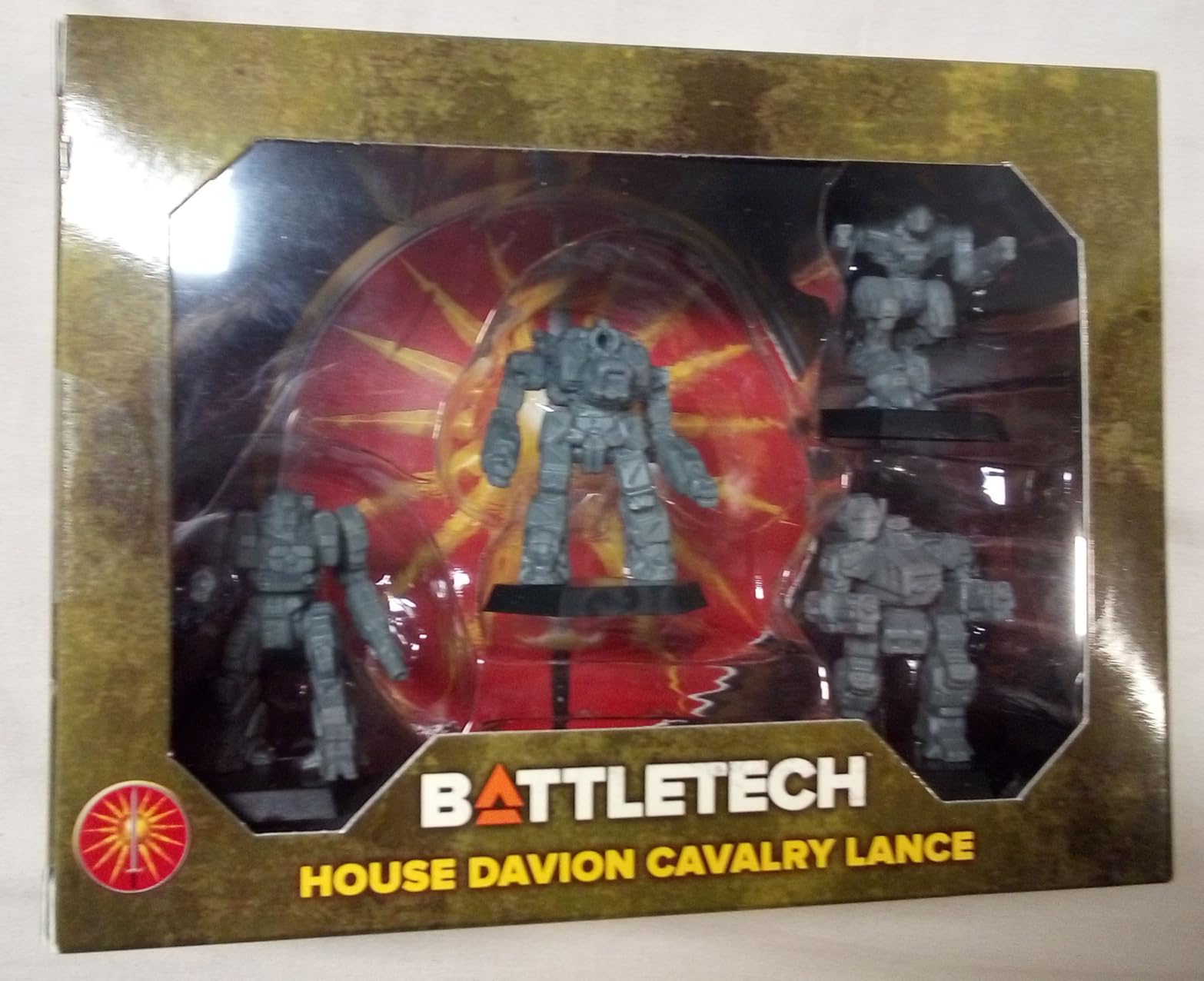 BattleTech House Davion Cavalry Lance by Catalyst Game Labs | Hellspawn Legionnaire Gunsmith and Enforcer FS Miniatures | Pilot Cards and Alpha Strike Rules | Tabletop Wargame Expansion customer photo 1