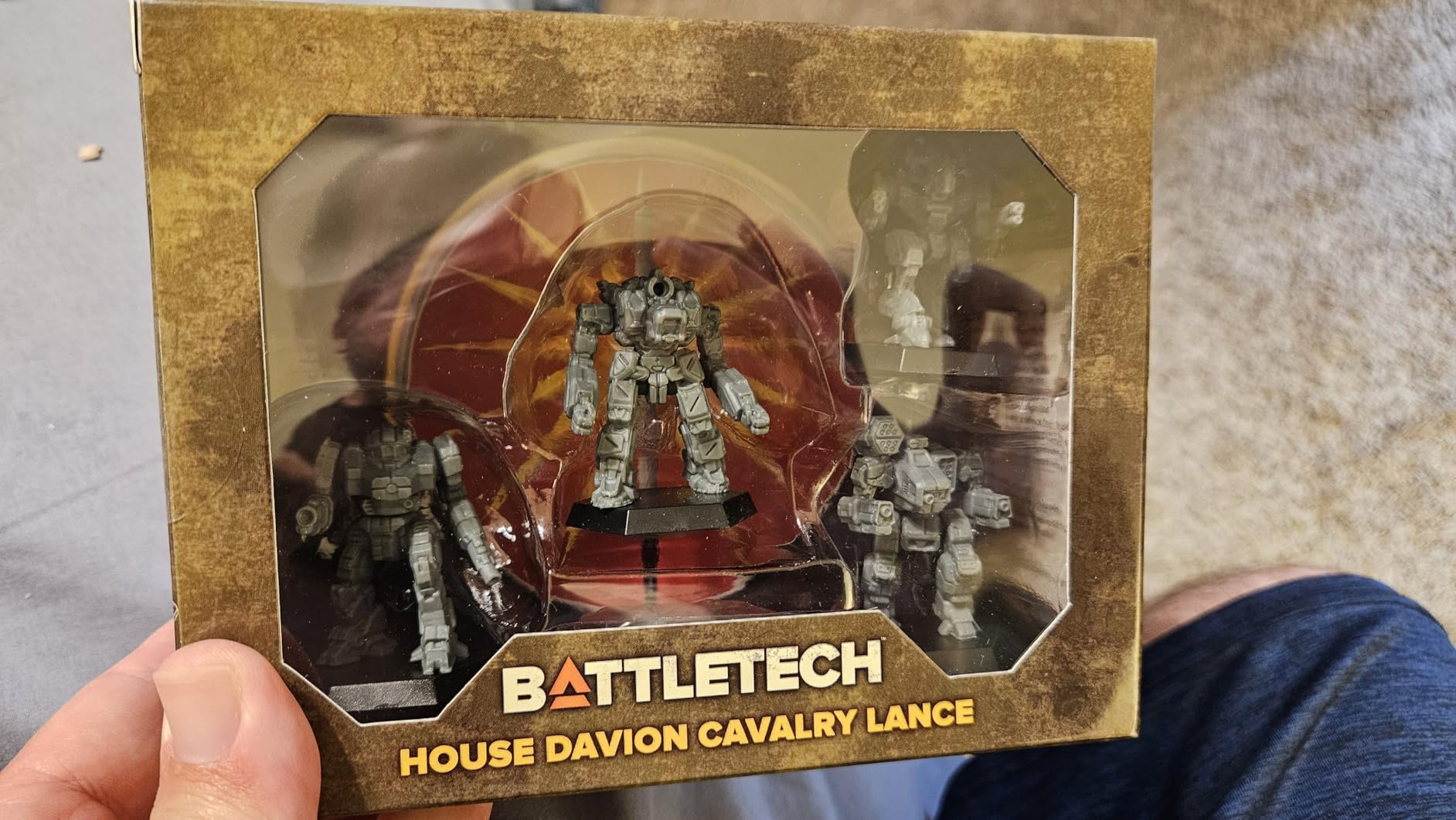 BattleTech House Davion Cavalry Lance by Catalyst Game Labs | Hellspawn Legionnaire Gunsmith and Enforcer FS Miniatures | Pilot Cards and Alpha Strike Rules | Tabletop Wargame Expansion customer photo 2