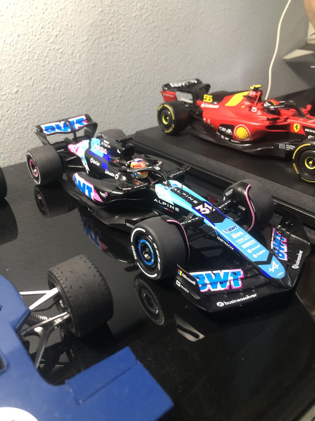 Solido 1:18 Scale Diecast Alpine F1 Team A524 Blue E.Ocon Miami GP 2024 customer photo 1