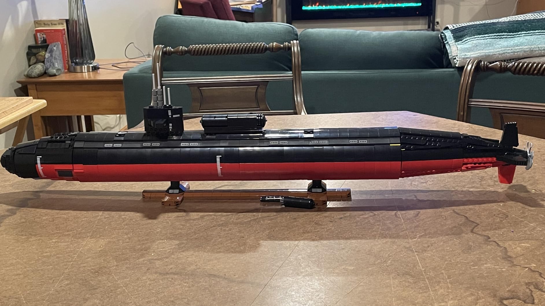 Reobrix Nuclear Submarine Building Sets for Adults, 1:125 Military Los Angeles Class SSN Submarine Model 33049 customer photo 1