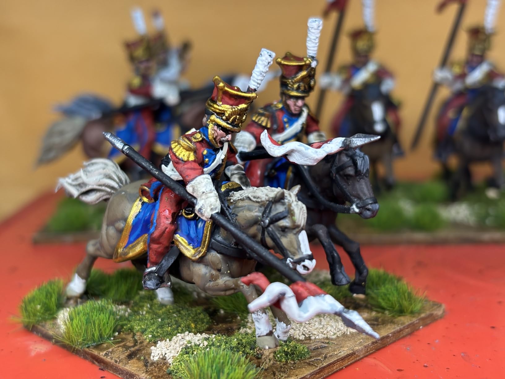 Victrix French Napoleonic Imperial Guard Lancers Set with Bonus Miniature STL Download - 12 Highly Detailed 28mm Miniatures with Polish & Dutch Variants for Wargaming Dioramas customer photo 1