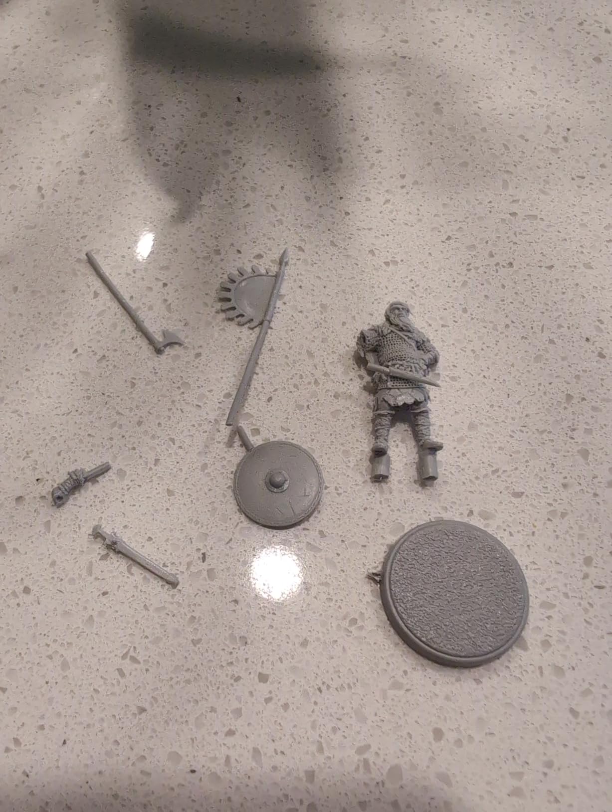 Tofer's Miniatures Set of 4 Vikings Berserks. 28 mm Miniatures. Ideal for Games Like SAGA and Other Wargames Produced by V&V Miniatures Distributed customer photo 1
