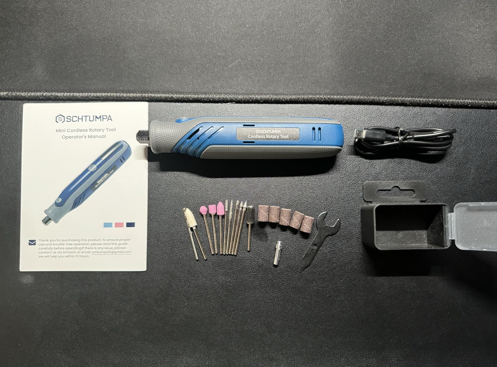 Mini Cordless Rotary Tool, 4V Rotary Tools with Speed Memory, Rotary Tool Kit with 18 Accessories Including Upgraded Sanding Belt, Small Rotary Tool with Rubber Handle for Long-term Creation customer photo 1