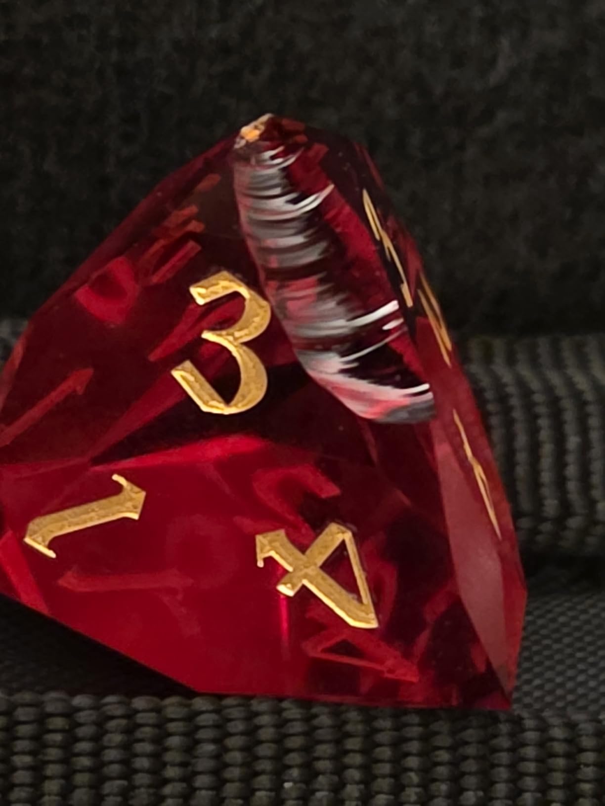 Pink Quartz Crystal DND Dice Set 7 PCS Gemstone Suitable for Dungeons and Dragons for D & D RPG Games (Pink Quartz) customer photo 2