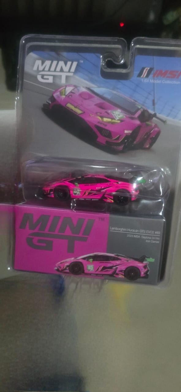 Diecast Model Car Compatible with Mini GT 1:64 Lamborghini Huracan GT3 EVO2#78 Forte Racing 2024 IMSA Daytona 24 Hrs Limited Edition MGT01062 customer photo 1