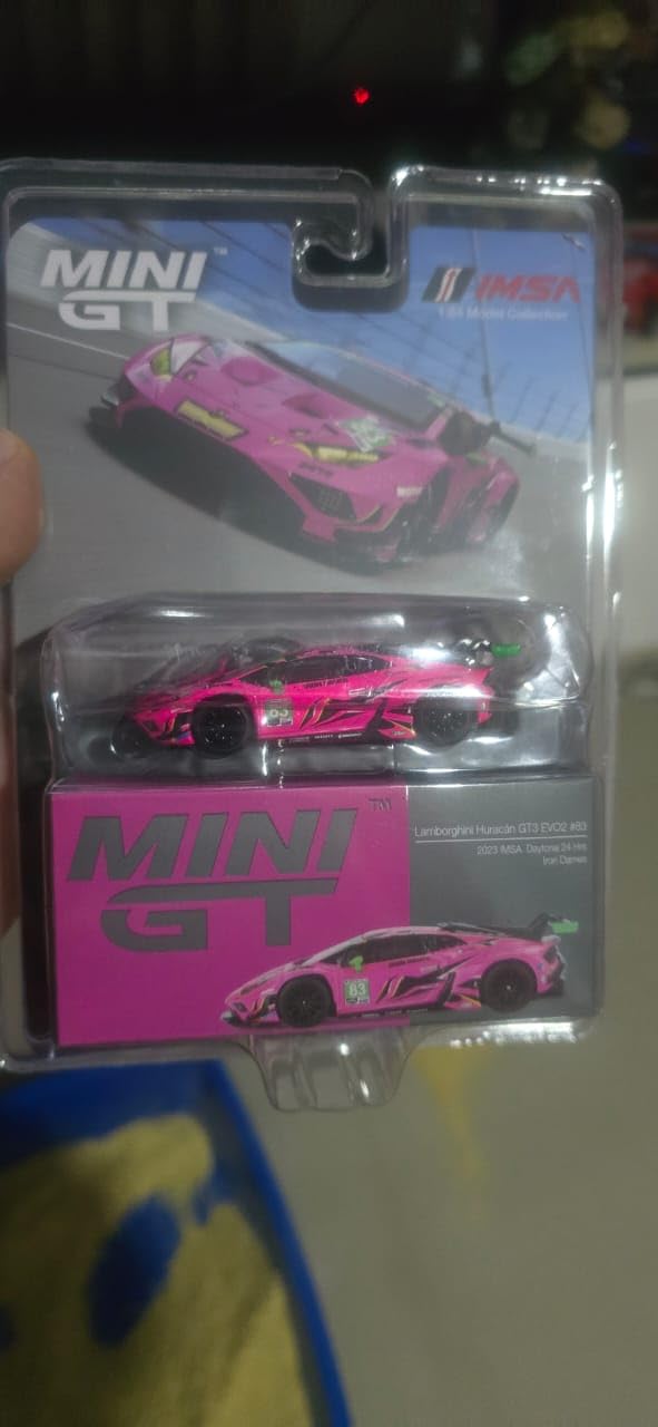Diecast Model Car Compatible with Mini GT 1:64 Lamborghini Huracan GT3 EVO2#78 Forte Racing 2024 IMSA Daytona 24 Hrs Limited Edition MGT01062 customer photo 2