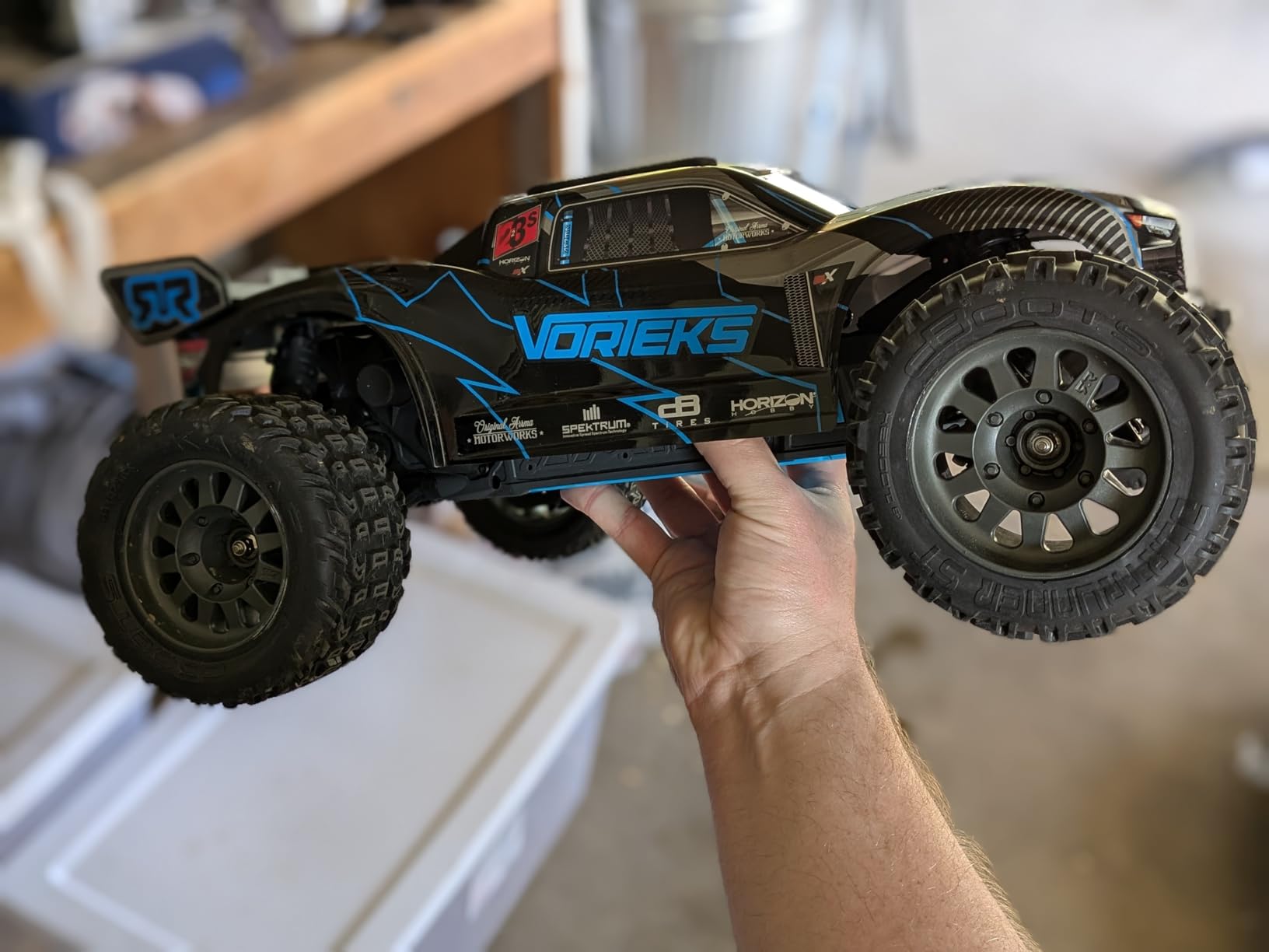 ARRMA RC Truck 1/10 VORTEKS 223S DSC 2WD RTR Brushless Stadium Truck, Blue customer photo 2
