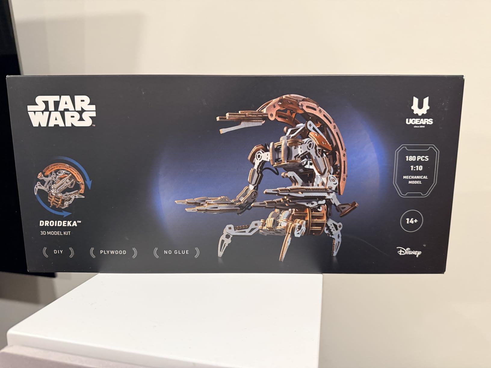 UGEARS Star Wars Millennium Falcon Wooden 3D Puzzles for Adults - DIY Mechanical Model Kit, 3D Puzzle Brain Teaser Puzzles for Adults, Wood Model Building Kits, Hobbies for Men and Women customer photo 1