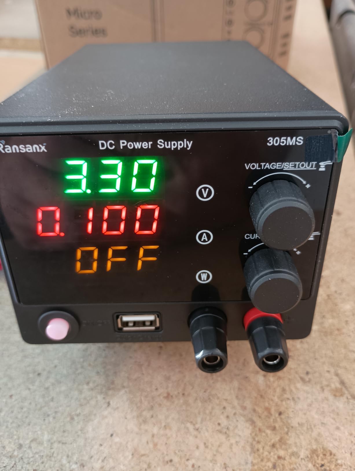 DC Power Supply Variable 30V 5A Adjustable DC Regulated Lab Bench Power Supply with 4-Digit LED Display, 18W USB Fast Charging Port, Adjustment Knob, Output Switch, Protection Function customer photo 1