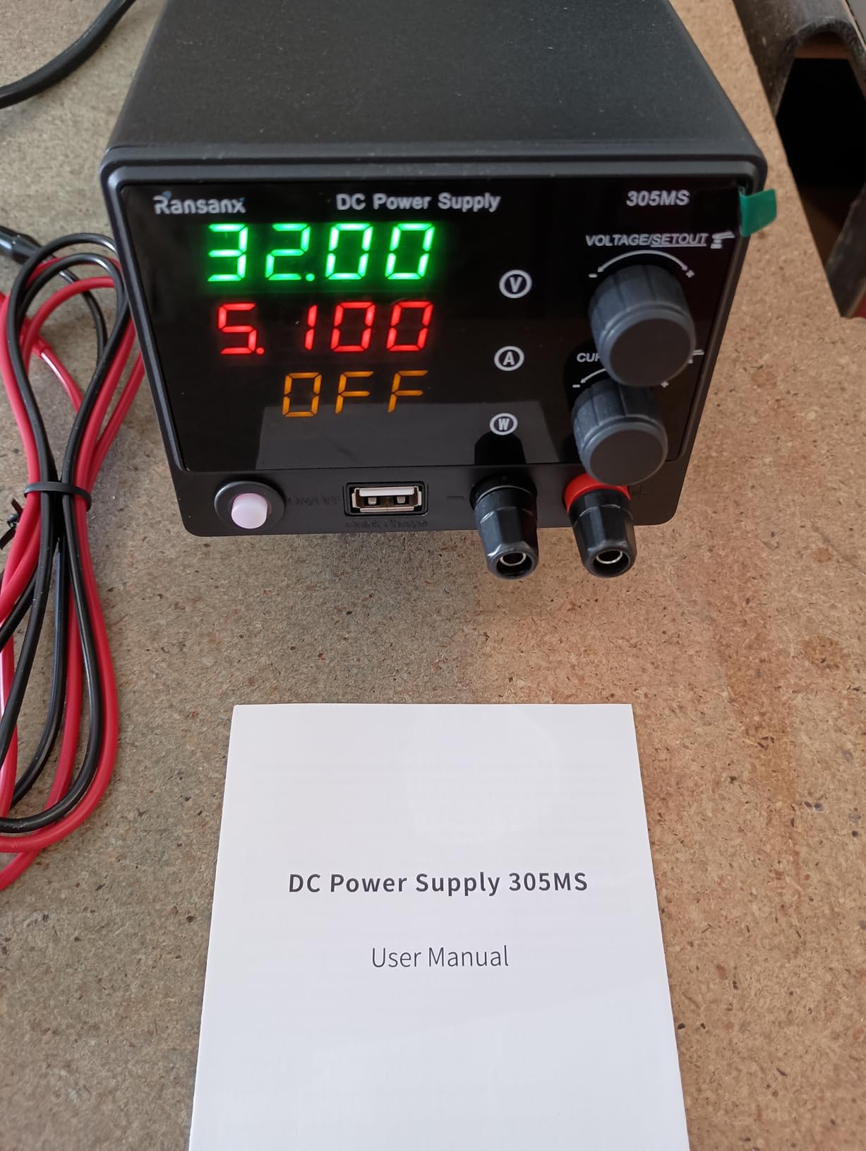DC Power Supply Variable 30V 5A Adjustable DC Regulated Lab Bench Power Supply with 4-Digit LED Display, 18W USB Fast Charging Port, Adjustment Knob, Output Switch, Protection Function customer photo 2