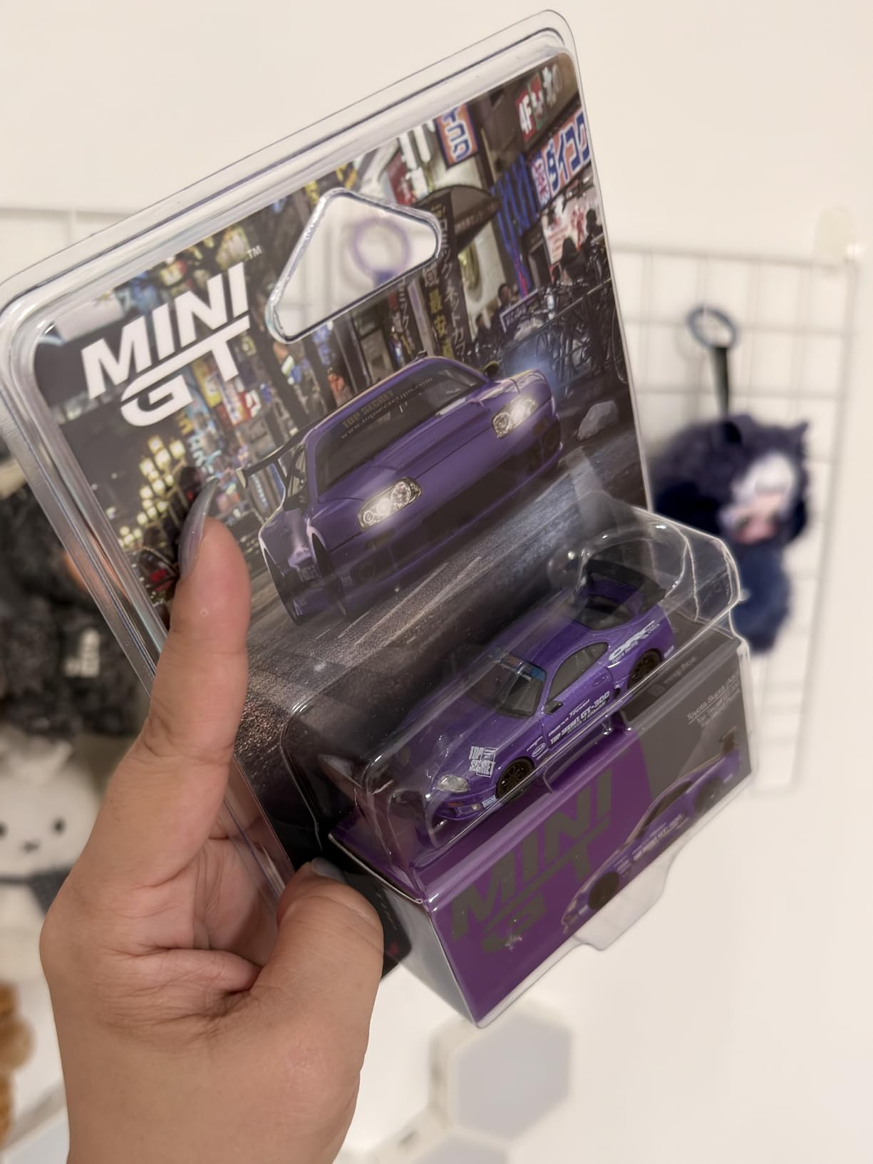 Diecast Model Car Compatible with Mini GT 1:64 Toyota Supra (A80) Top Secret GT-300 Top Secret Purple Limited Edition MGT01067 customer photo 1