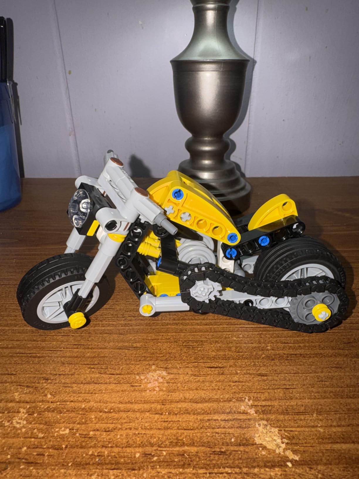 LEGO Technic Yellow Motorcycle Toy 42225 - Building Toy for Boys & Girls, Ages 7+ - Model Kit with Detailed Features - Bedroom Decor for Kids - Gift for Birthdays customer photo 2