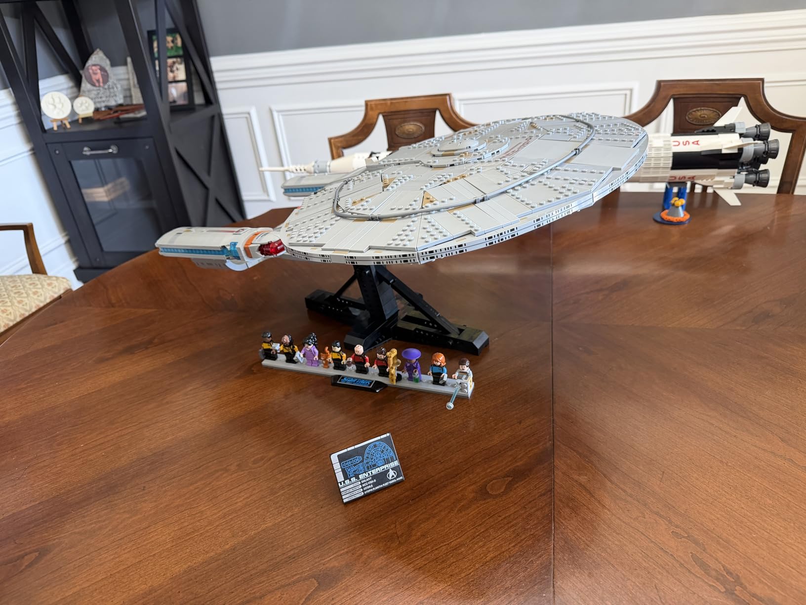 LEGO Icons Star Trek: U.S.S. Enterprise NCC-1701-D Collectible Building Sets for Adults - Room or Office Decor for Men & Women, Ages 18+ - Star Trek Gifts for Fans - 10356 customer photo 2
