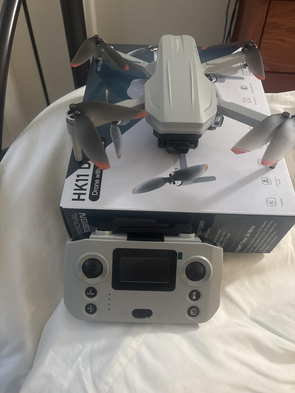 Oddire Drones with Camera for Adults 4K, GPS Auto Return, Waypoint Flight, Orbit Fly, GPS Follow, Gesture Control, Foldable Drone with Brushless Motor, 249g Light, 48 Mins Flight Time with 2 Batteries customer photo 1