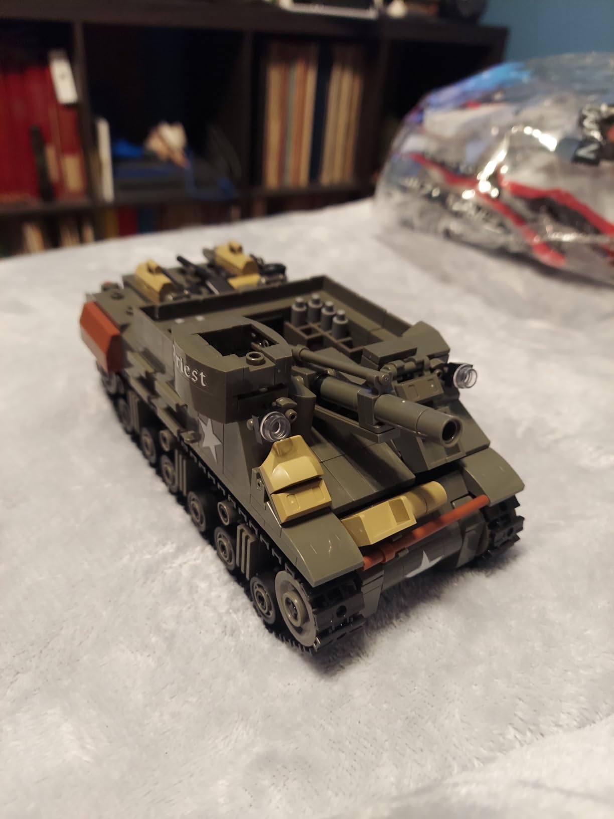 Nifeliz Military M7 Priest Howitzer Tank Model Building Set (646 PCS, NF10336) customer photo 1