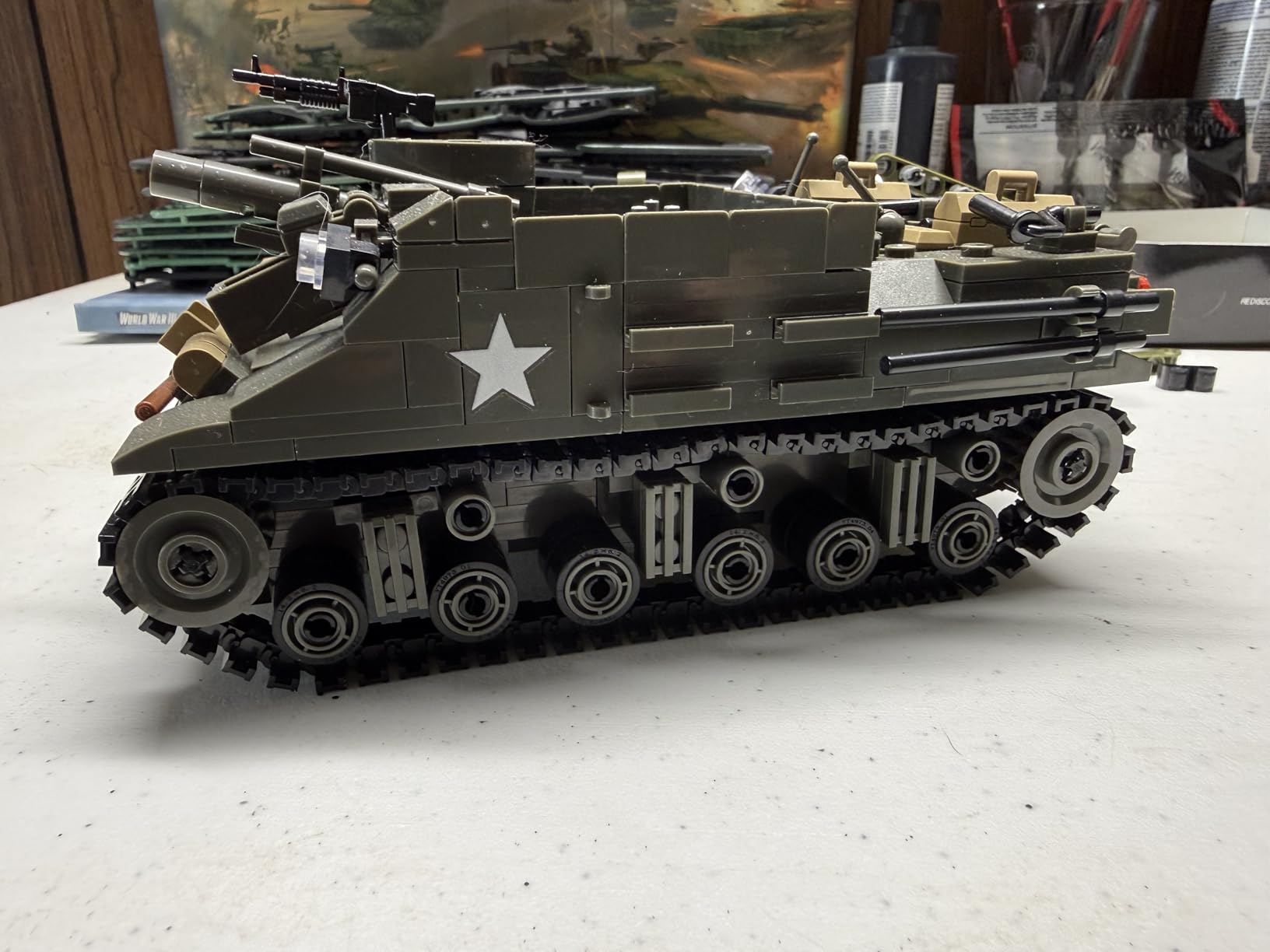Nifeliz Military M7 Priest Howitzer Tank Model Building Set (646 PCS, NF10336) customer photo 2