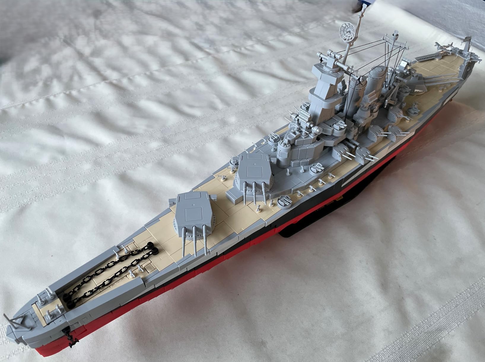 USS North Carolina (BB-55) Battleship Building Kit, WW2 US Navy High-Speed Battleship, a Toy Gift Warship for Military Enthusiasts and Adults (39106) customer photo 1