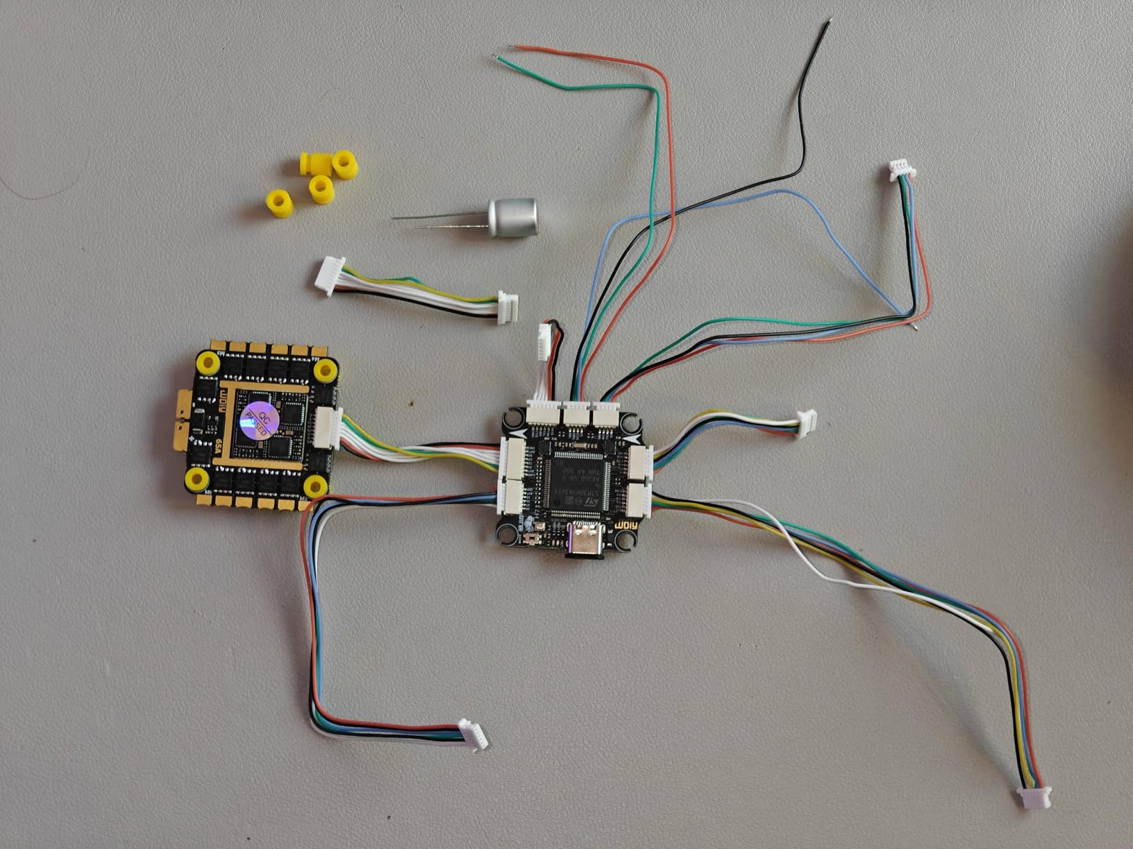 STM32 BF H743 Flight Controller Board with USB-C Interface, Integrated Power Distribution 32-Bit Processor with 4 in 1 65A BLHeli 32 ESC for Betaflight RC Quadcopter Drones customer photo 2