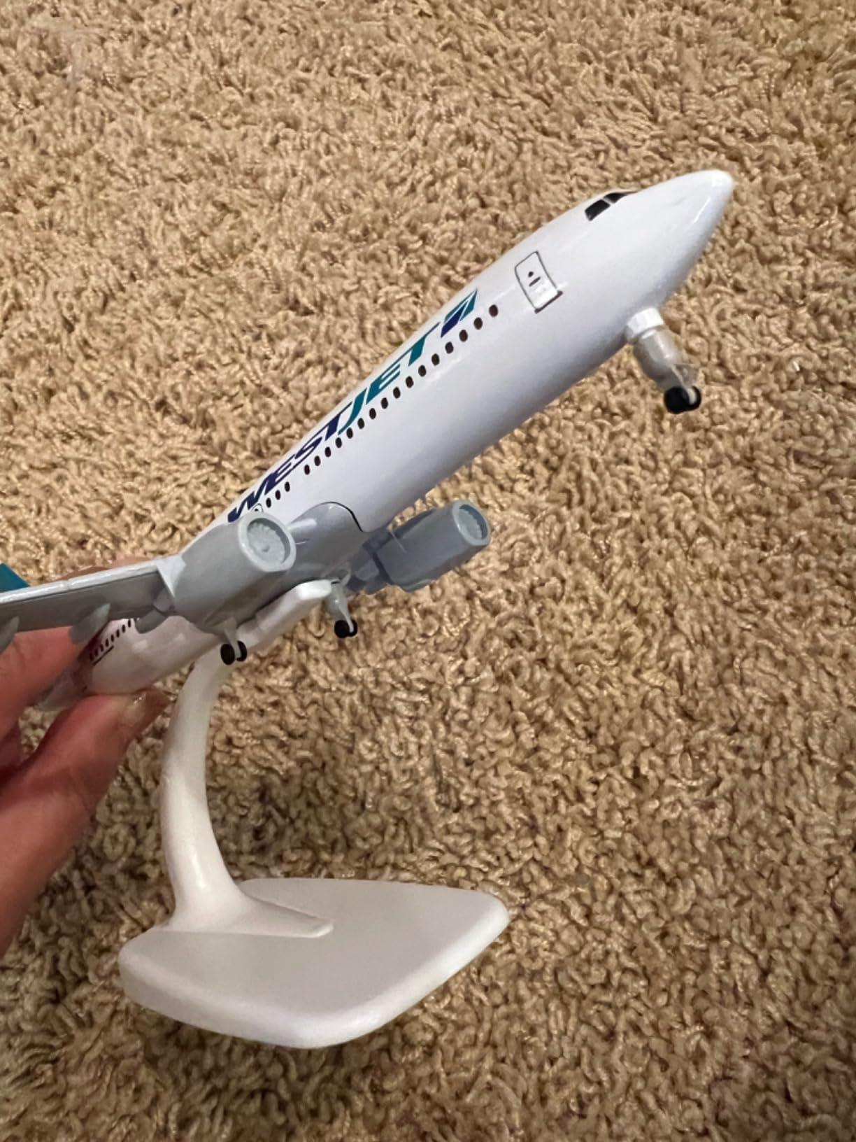 1/300 EC 737 Diecast Metal Airplane Model Kit (7.8 inch L) for Boeing 737 Plane Model with Display Stand customer photo 1