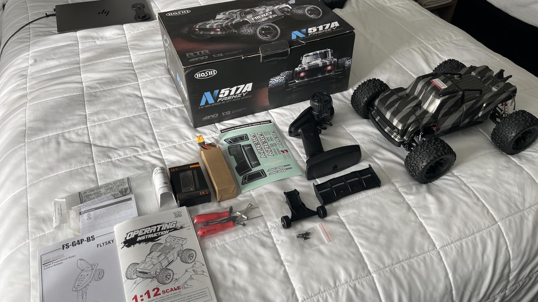 1:8 Scale Brushless RC Monster Truck for Adults, 100km/h+ High Speed 4x4 Offroad Remote Control Car for Adults with Dual 3S Rechargeable Battery Fast 4WD Remote Control Cars Buggy customer photo 1