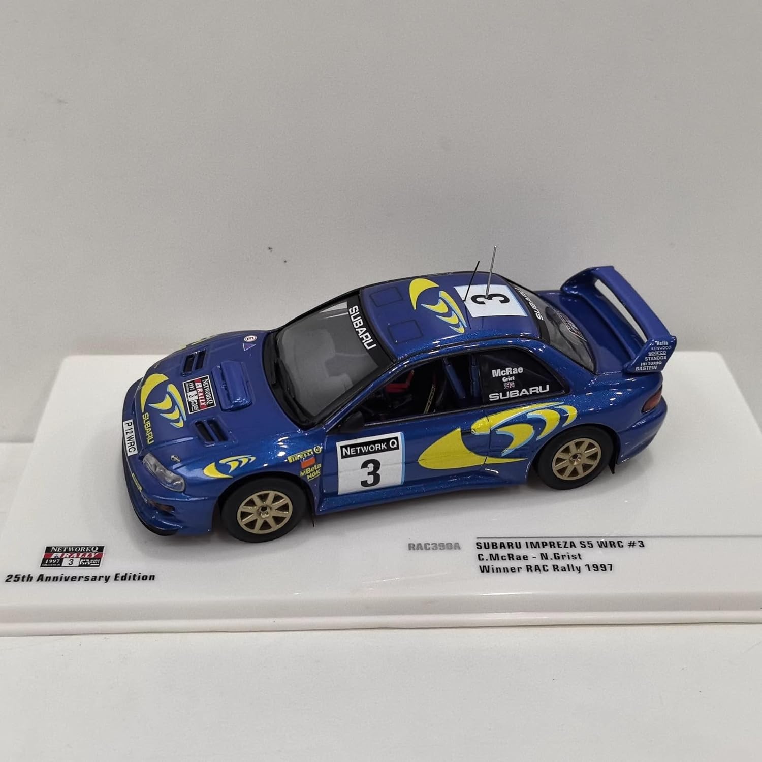 Scale Models Alloy Collectible Figurine IXO 1/43 for Subaru Impreza S5 WRC #3 1997 Rally Car Model Kit Realistic Cars customer photo 2