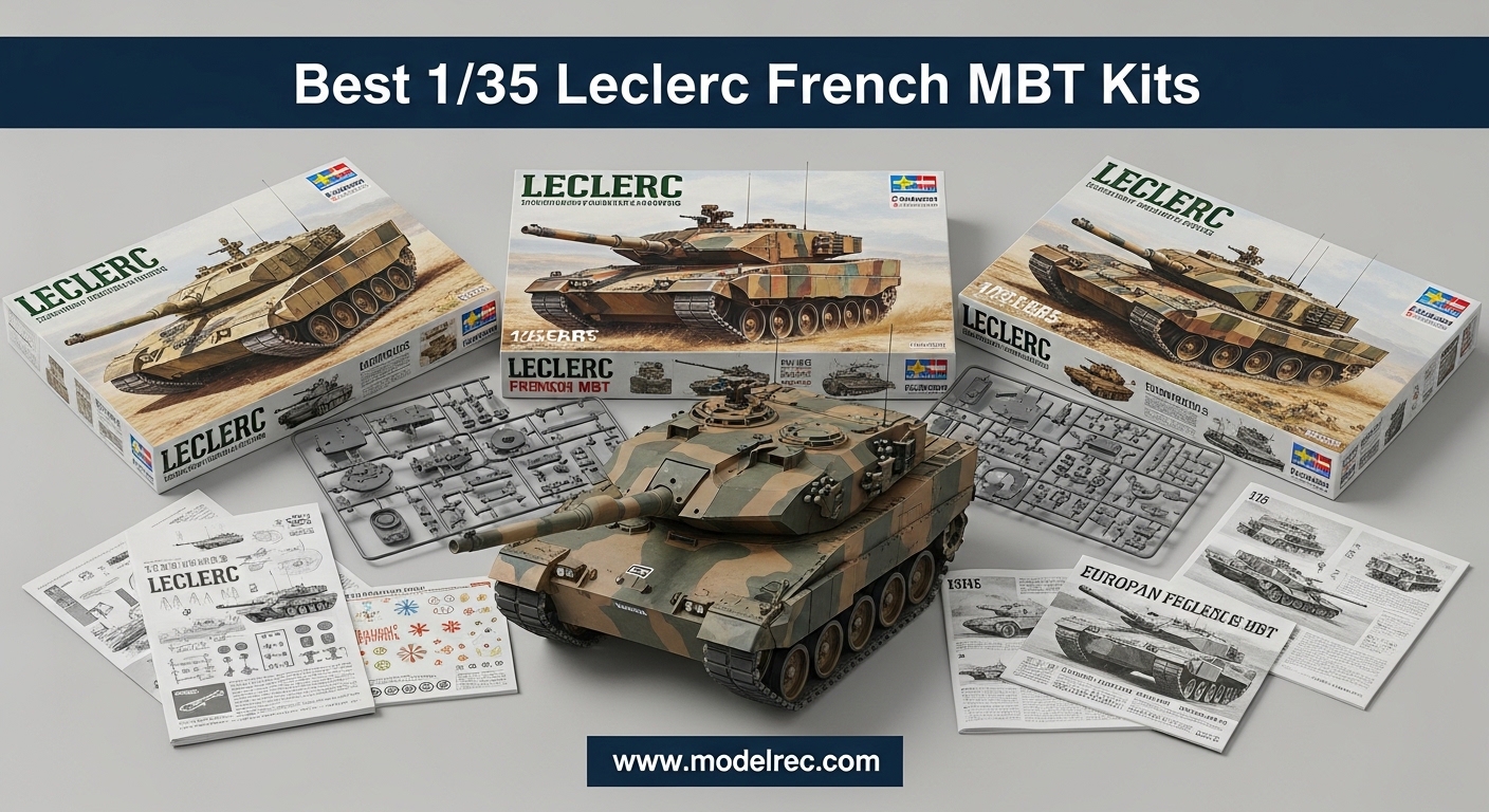 Best 1-35 Leclerc French MBT Kits