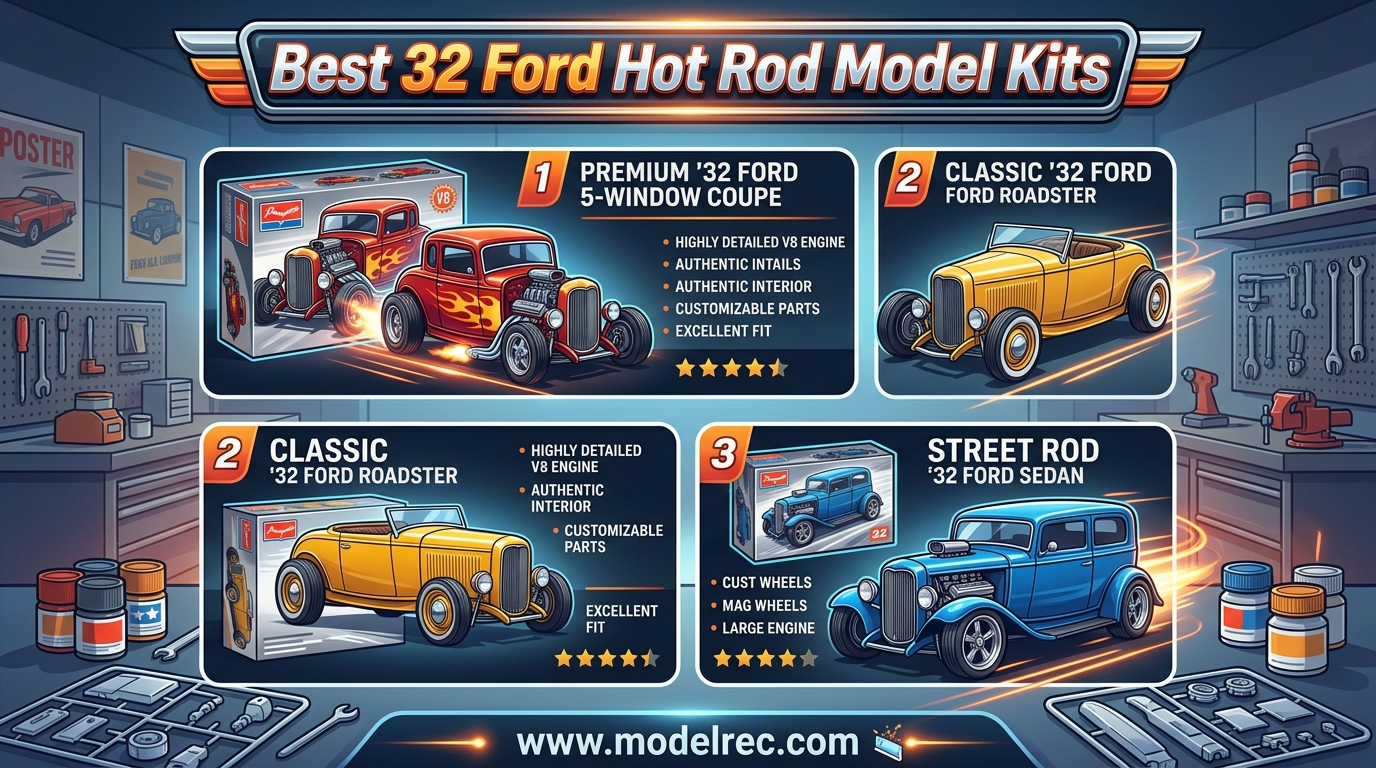 Best 32 Ford Hot Rod Model Kits