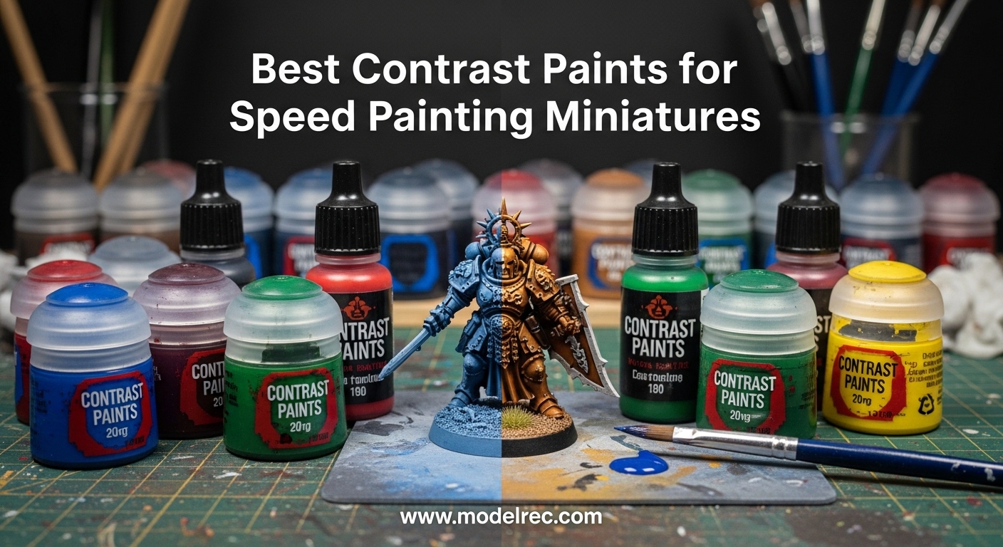 Best Contrast Paints for Speed Painting Miniatures